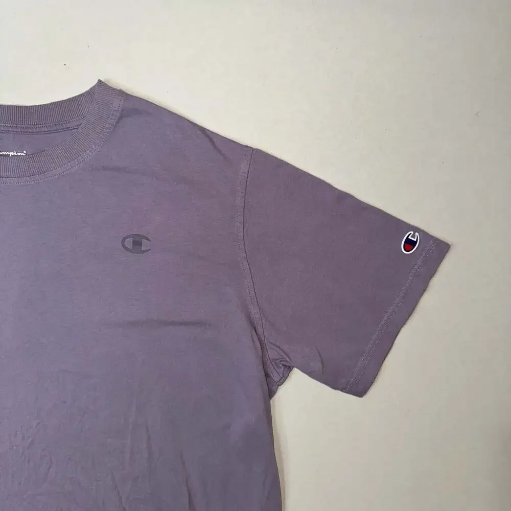 Champion Classic Jersey Embroidered Logo T-Shirt Purple Men’s XL - Picture 6 of 16